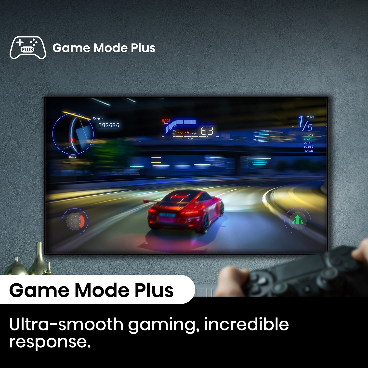 Hisense E7N 65 inch Smart 4K Ultra HD QLED TV - Image 4