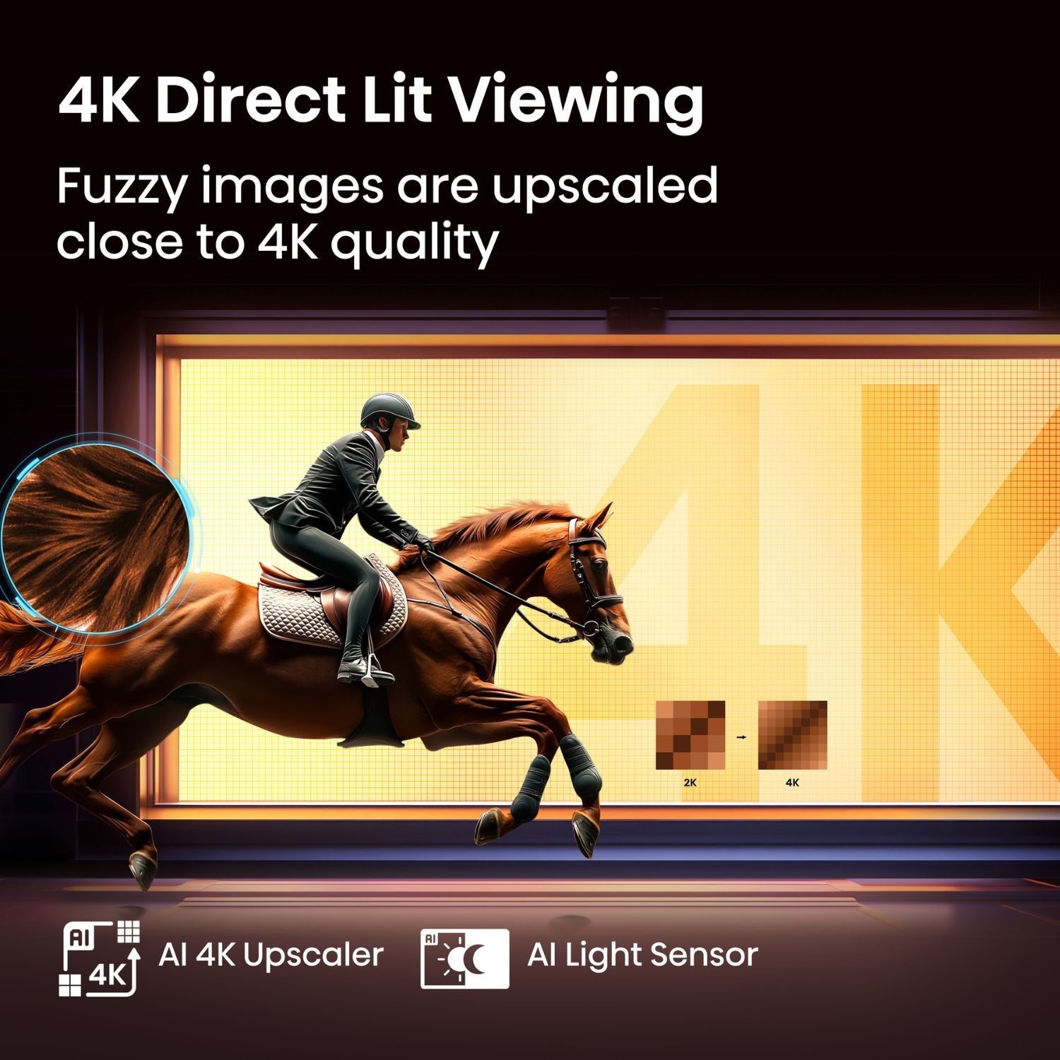 Hisense E7QTUK 65 inch Smart 4K Ultra HD QLED TV - Image 5