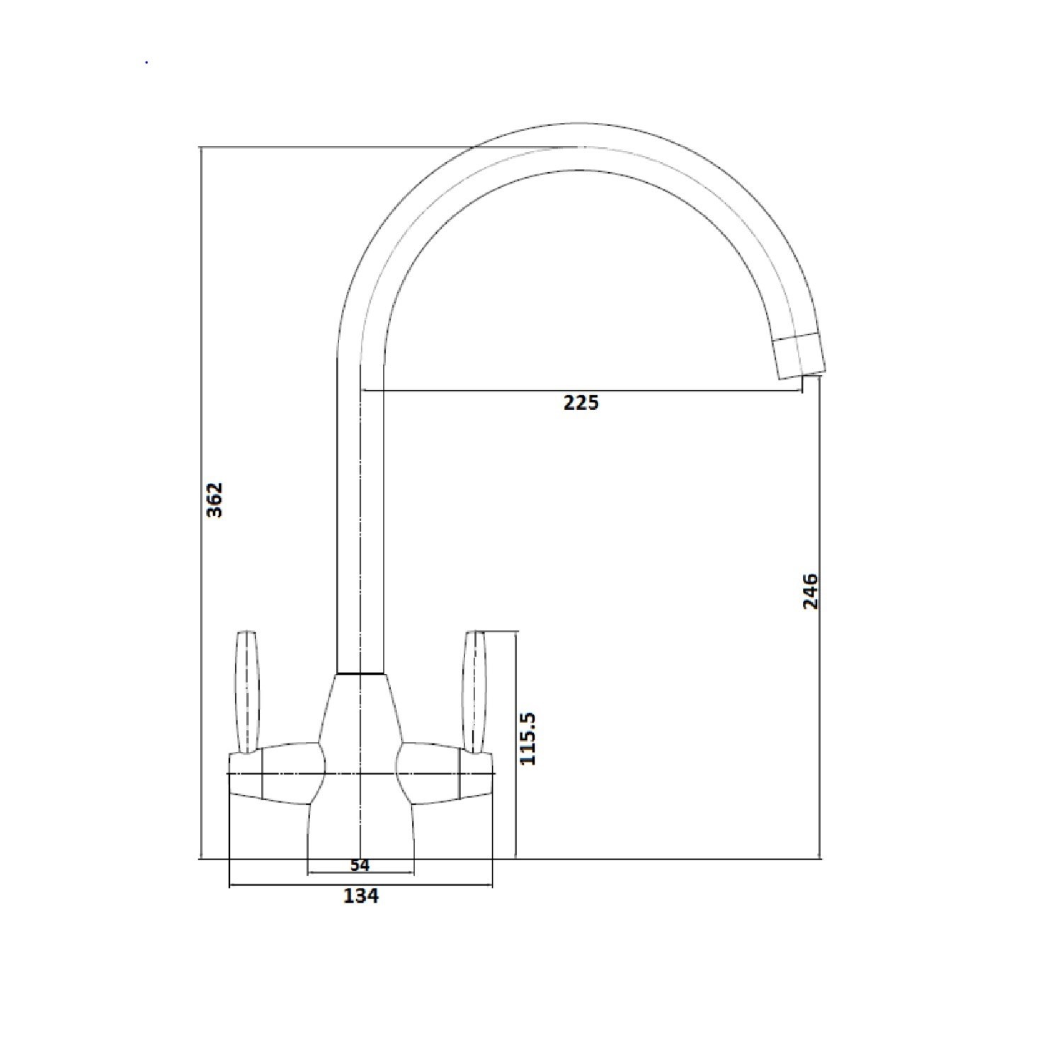 1 Bowl Brushed Brass Stainless Steel Undermount Kitchen Sink with Mixer Tap Set - Enza - Image 5