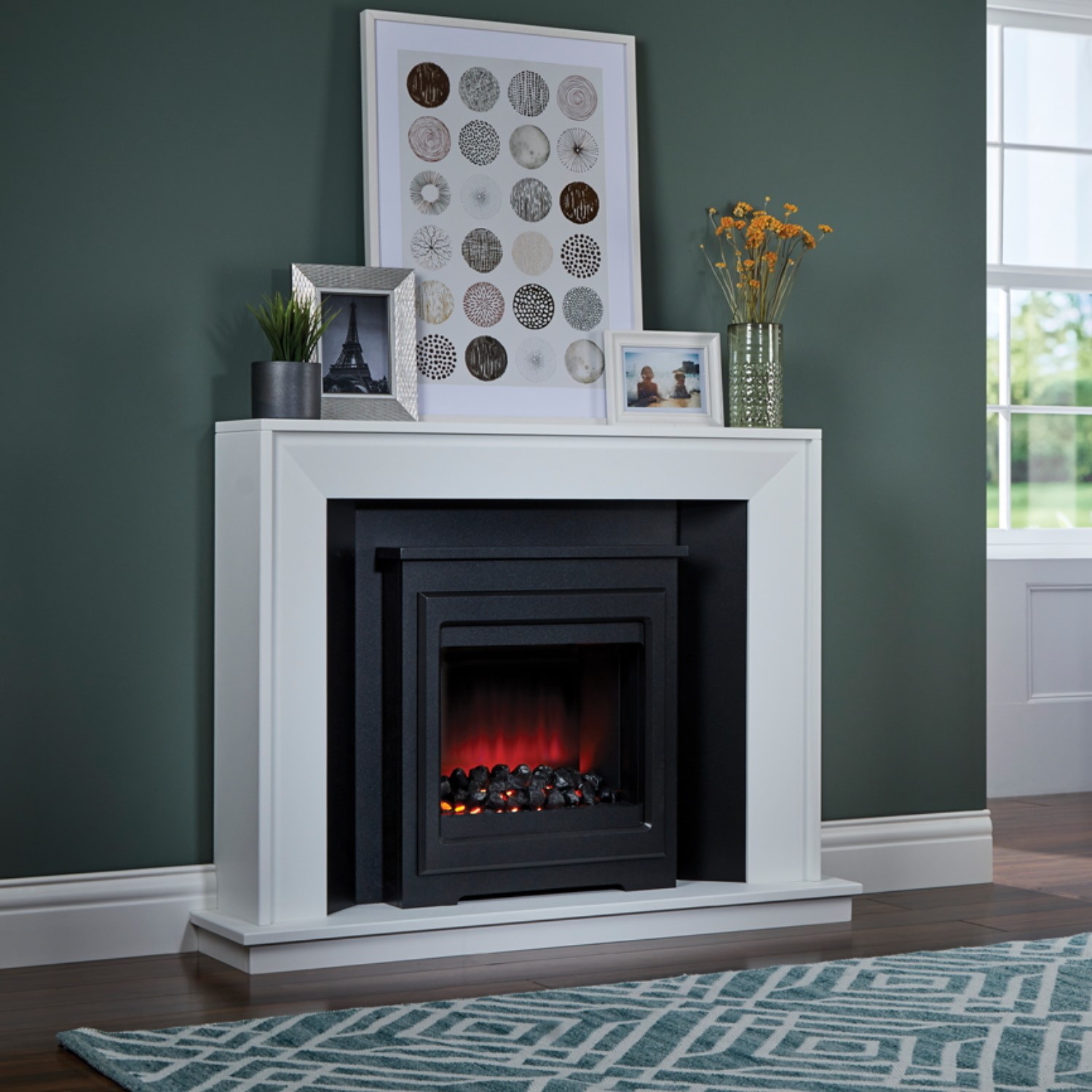 Suncrest Mayford Electric Fireplace Suite - Image 2