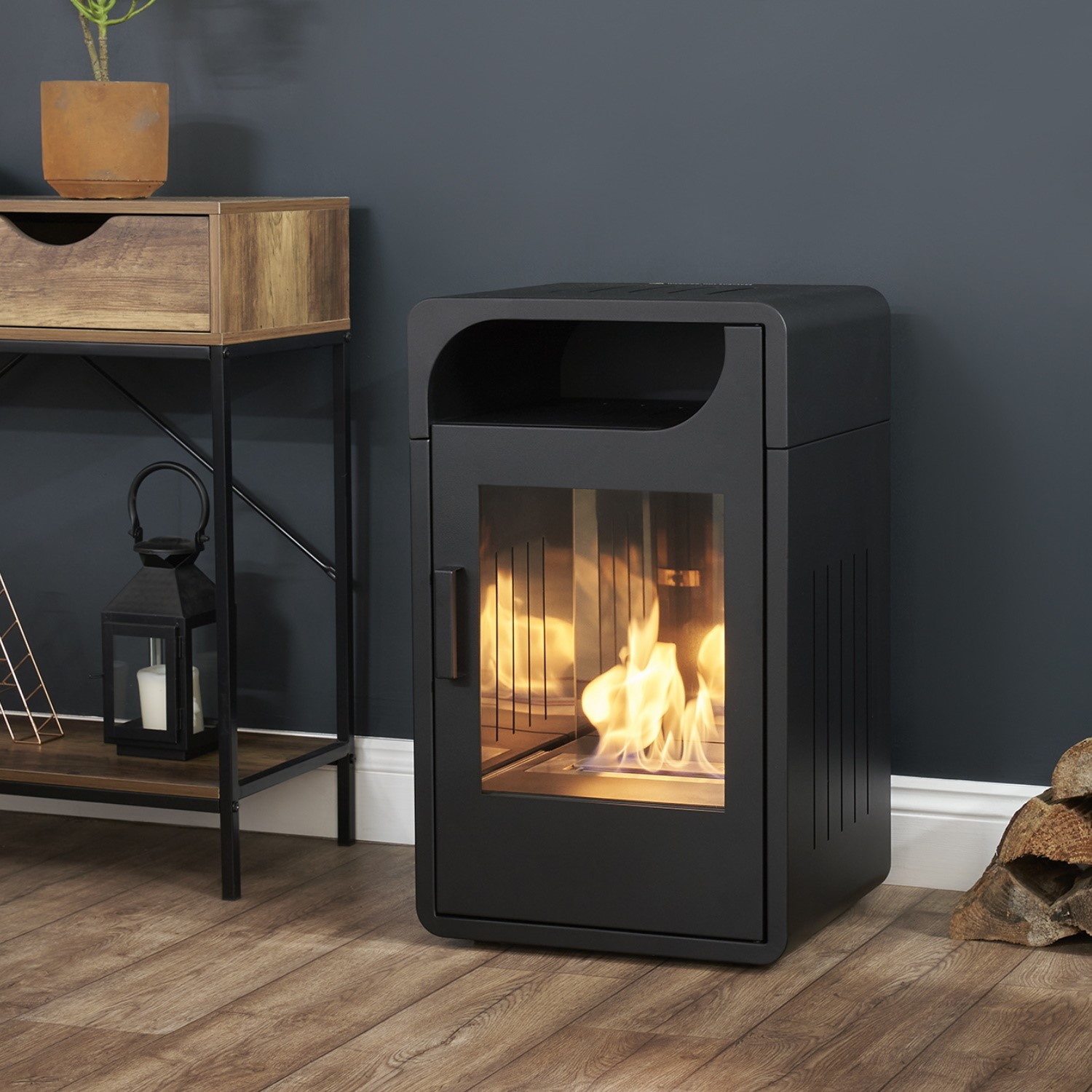 Adam Bellini Bio Ethanol Stove in Black - Image 2