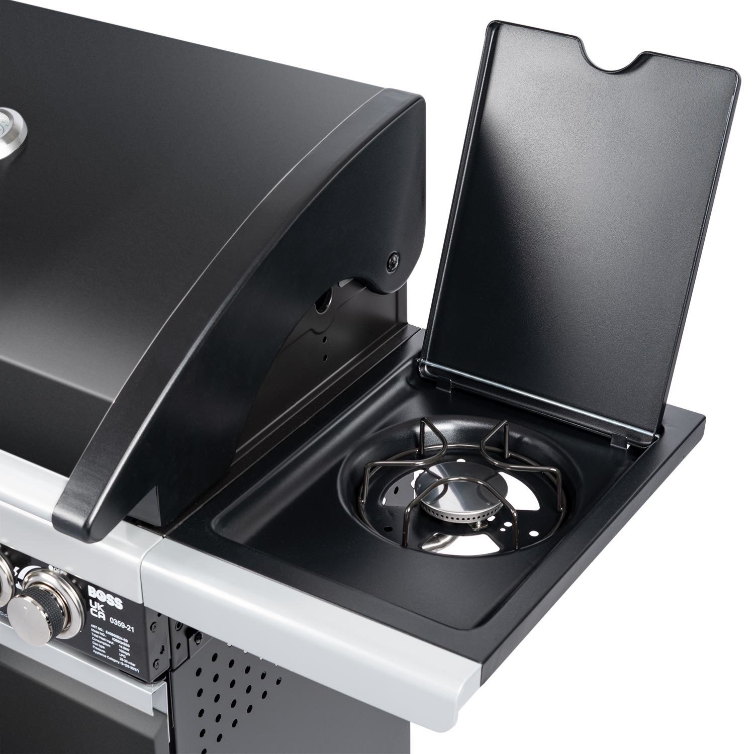 Refurbished Boss Grill Alabama Elite IQBBQ6BBL 6 Burner Gas BBQ with Side Burner in Black - Image 9