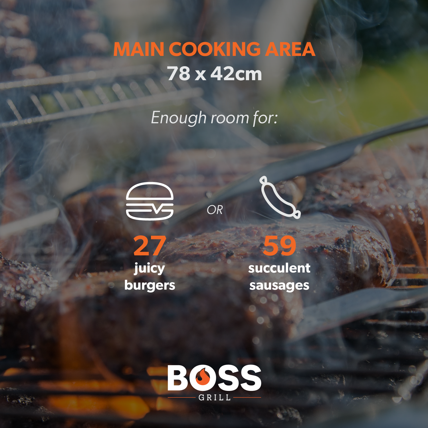 Refurbished Boss Grill Alabama Elite IQBBQ6BBL 6 Burner Gas BBQ with Side Burner in Black - Image 10