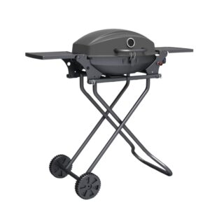 Boss Grill Louisiana - Portable Single Burner Gas BBQ Grill with Trolley