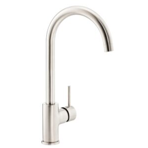 Abode Nico Single Lever Mixer Tap - Brushed Nickel