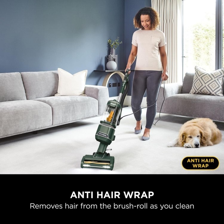 Shark Anti Hair Wrap Upright Vacuum Cleaner with Lift-Away - Green - Image 2