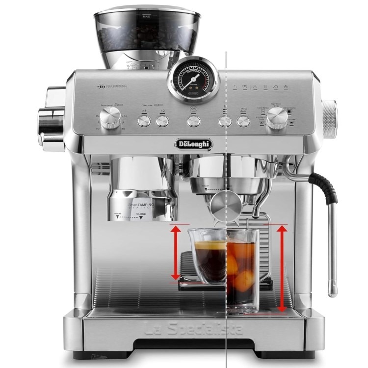 Delonghi La Specialista Opera Manual Bean to Cup Machine with Cold Brew Function - Metal - Image 3