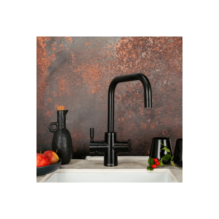 QETTLE Original 4 in 1 Instant Boiling Water Tap 4 Litre - Black Square Spout - Image 4
