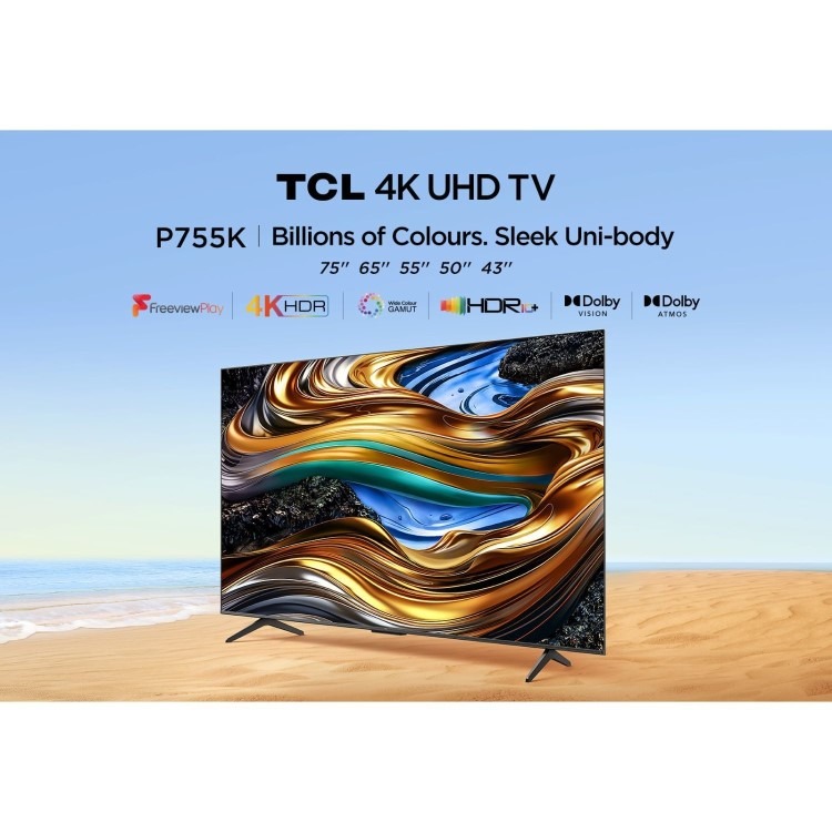 TCL P755K 50 inch Smart 4K Ultra HD Android LED TV - Image 6