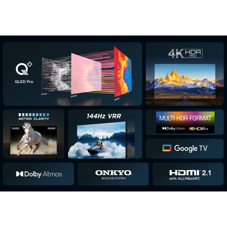 TCL C655K 43 inch Smart 4K Ultra HD Android QLED TV - Image 7