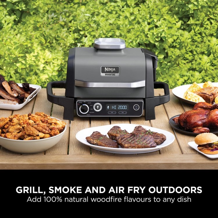 Ninja Woodfire Electric Grill & Smoker BBQ - Image 8