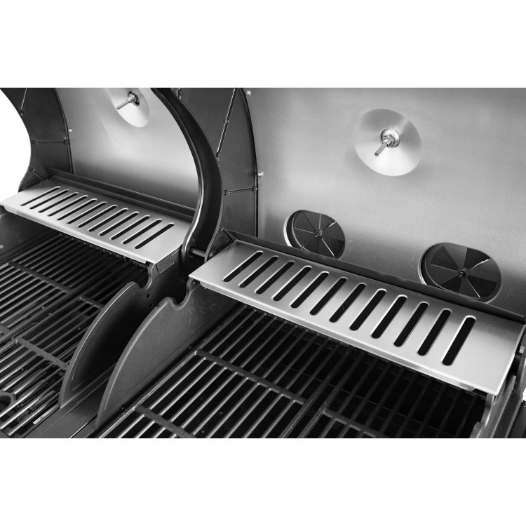 Boss Grill Premium Dual Fuel - 2 Burner Dual Fuel BBQ Grill with Side Burner - Stainless Steel - Image 9