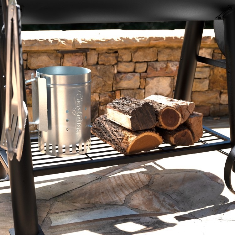 Char-Griller Competition Pro Offset Smoker BBQ & Grill - Image 13