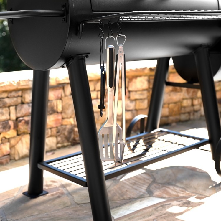 Char-Griller Competition Pro Offset Smoker BBQ & Grill - Image 14